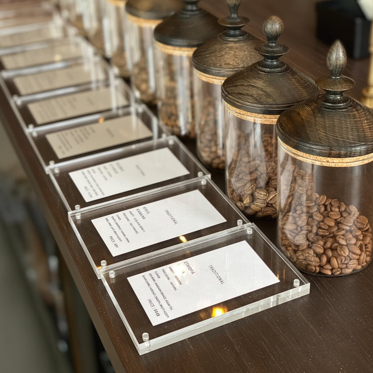 Product Information Display Holder - Magnetic Clear