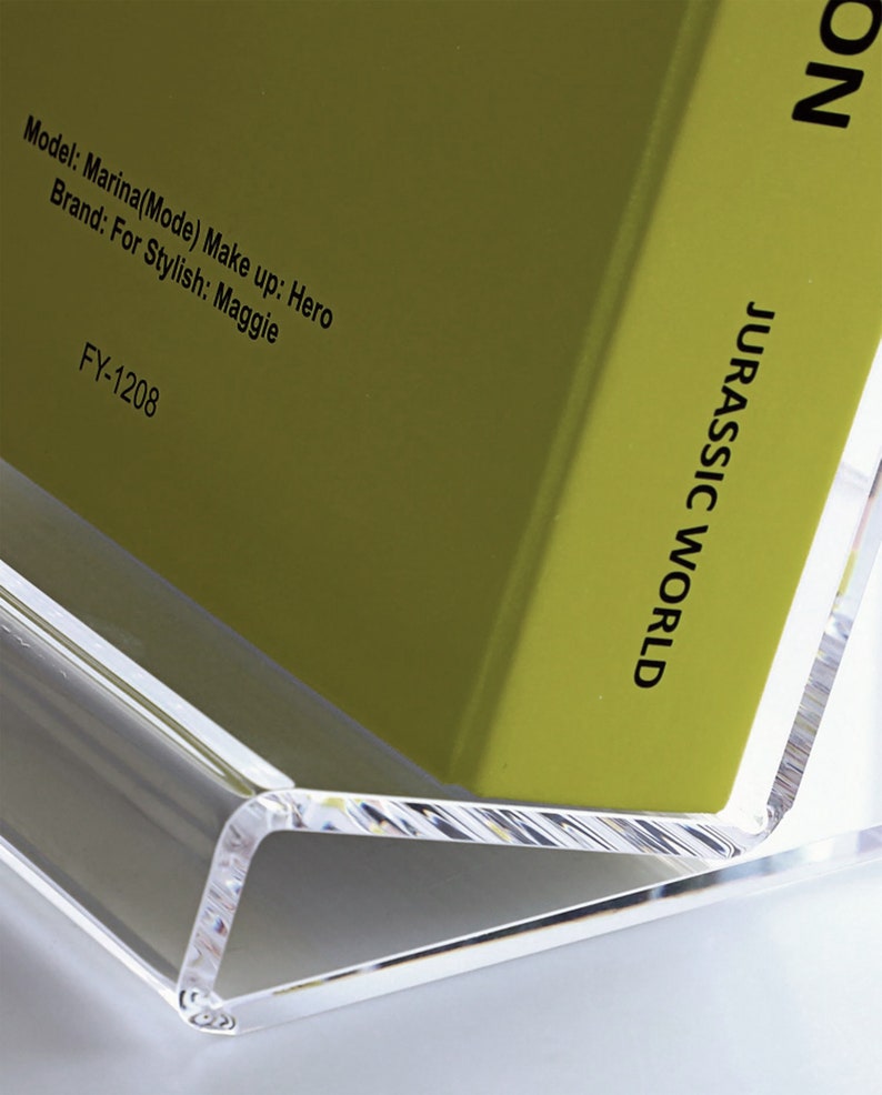 Clear Acrylic Product Display Stand - L Shape