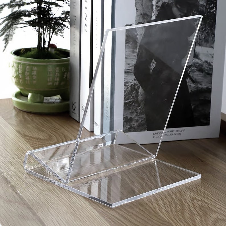 Clear Acrylic Product Display Stand - L Shape