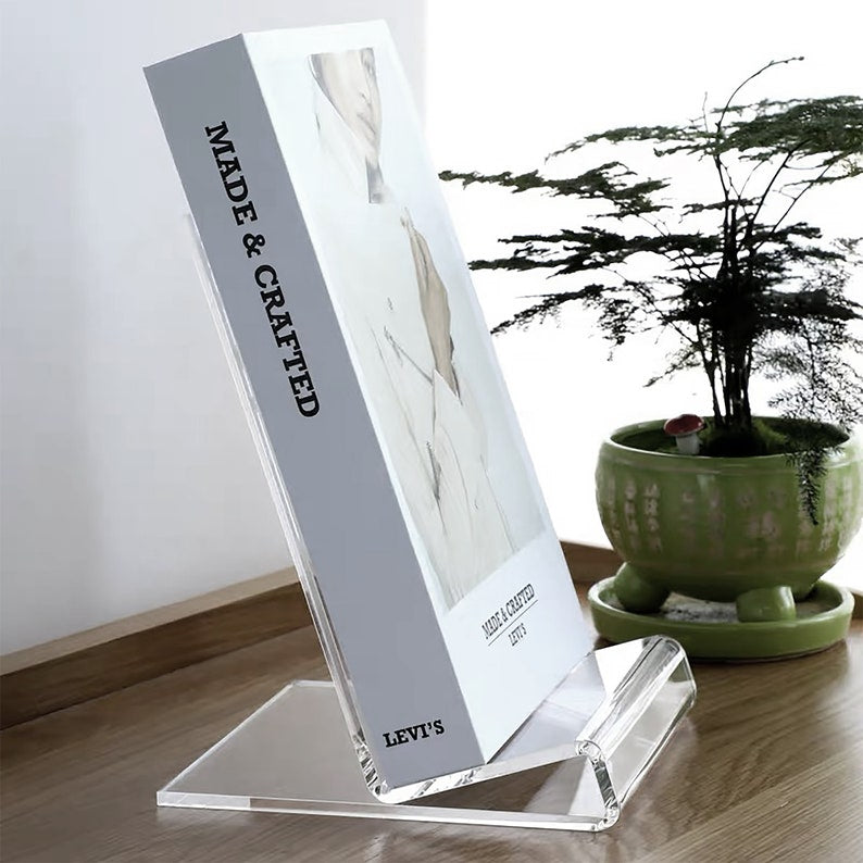 Clear Acrylic Product Display Stand - L Shape