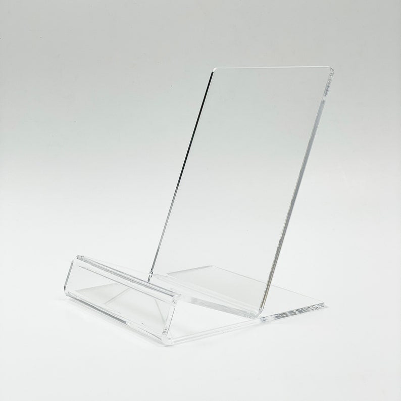 Clear Acrylic Product Display Stand - L Shape