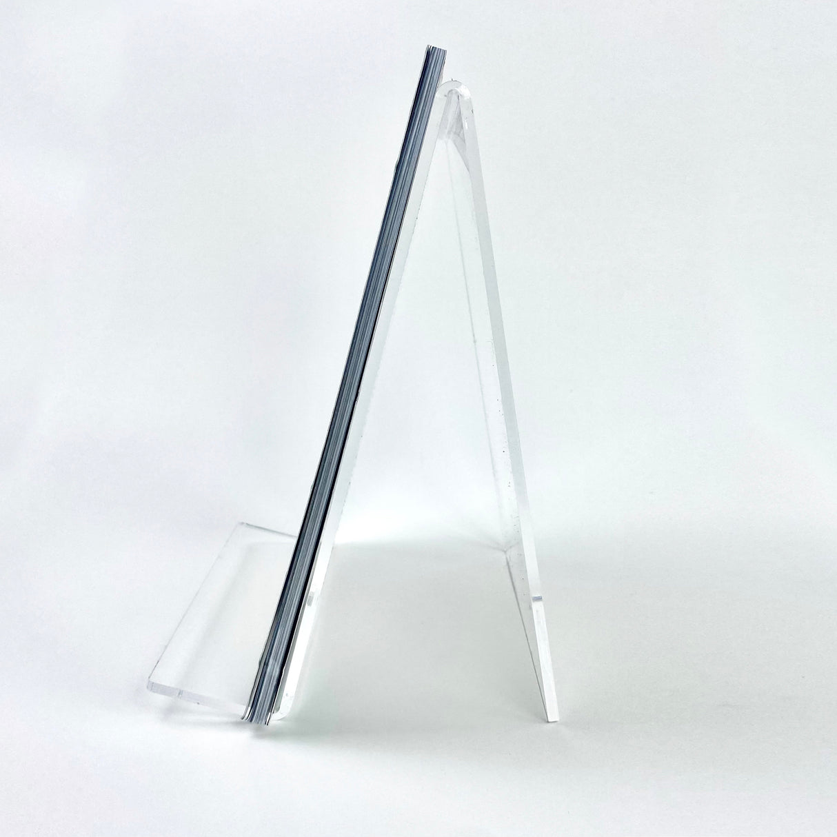 Clear Acrylic Product Display Stand - V Shape