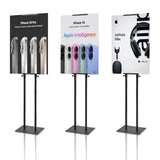 Double Sided Adjustable Floor Stand Poster Display