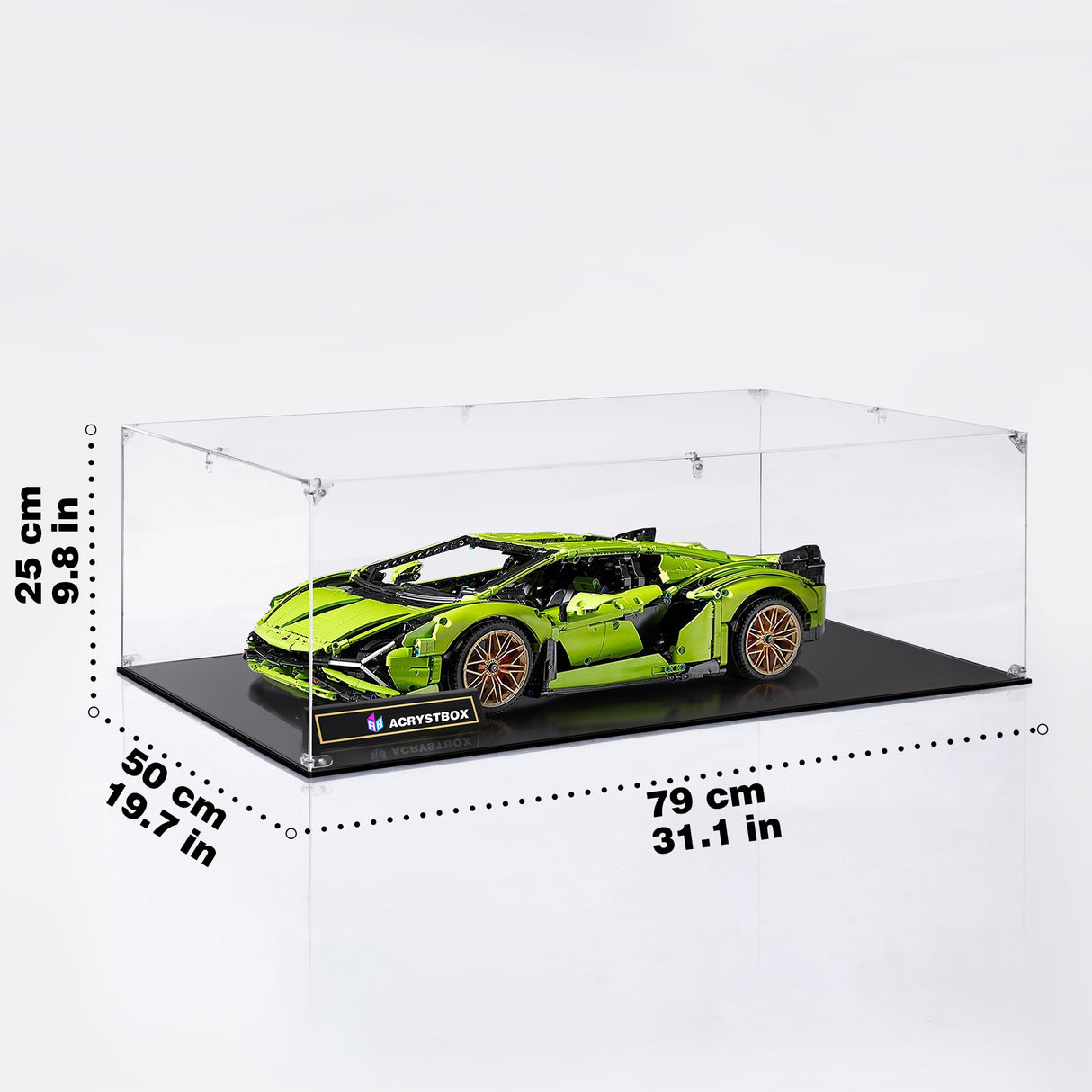 Acrylic Display Case for LEGO Lamborghini Sián FKP 37