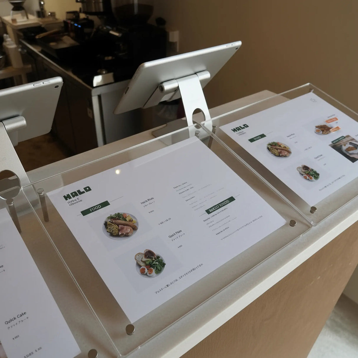 Clear Acrylic Tabletop Sign Holder / Photo Frame - A6 to A3