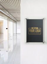 Wall Mount Acrylic Sign Holder