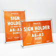 Sign Holder Photo Frame with Leg