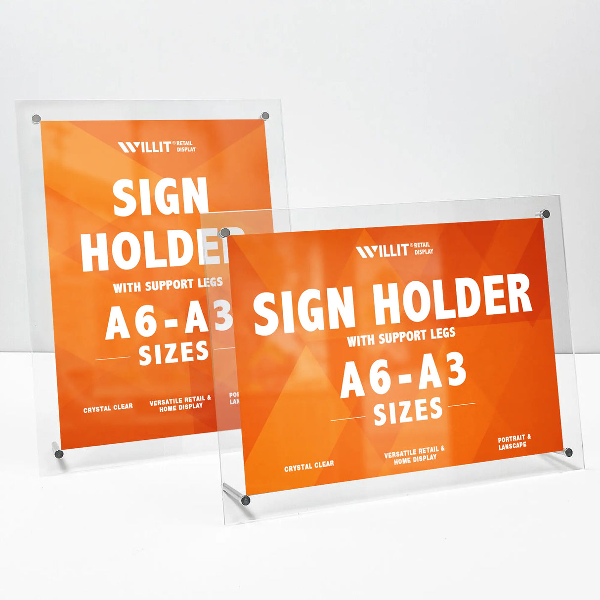 Sign Holder Photo Frame with Leg