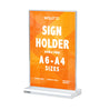 Sign Holder - Double Sided