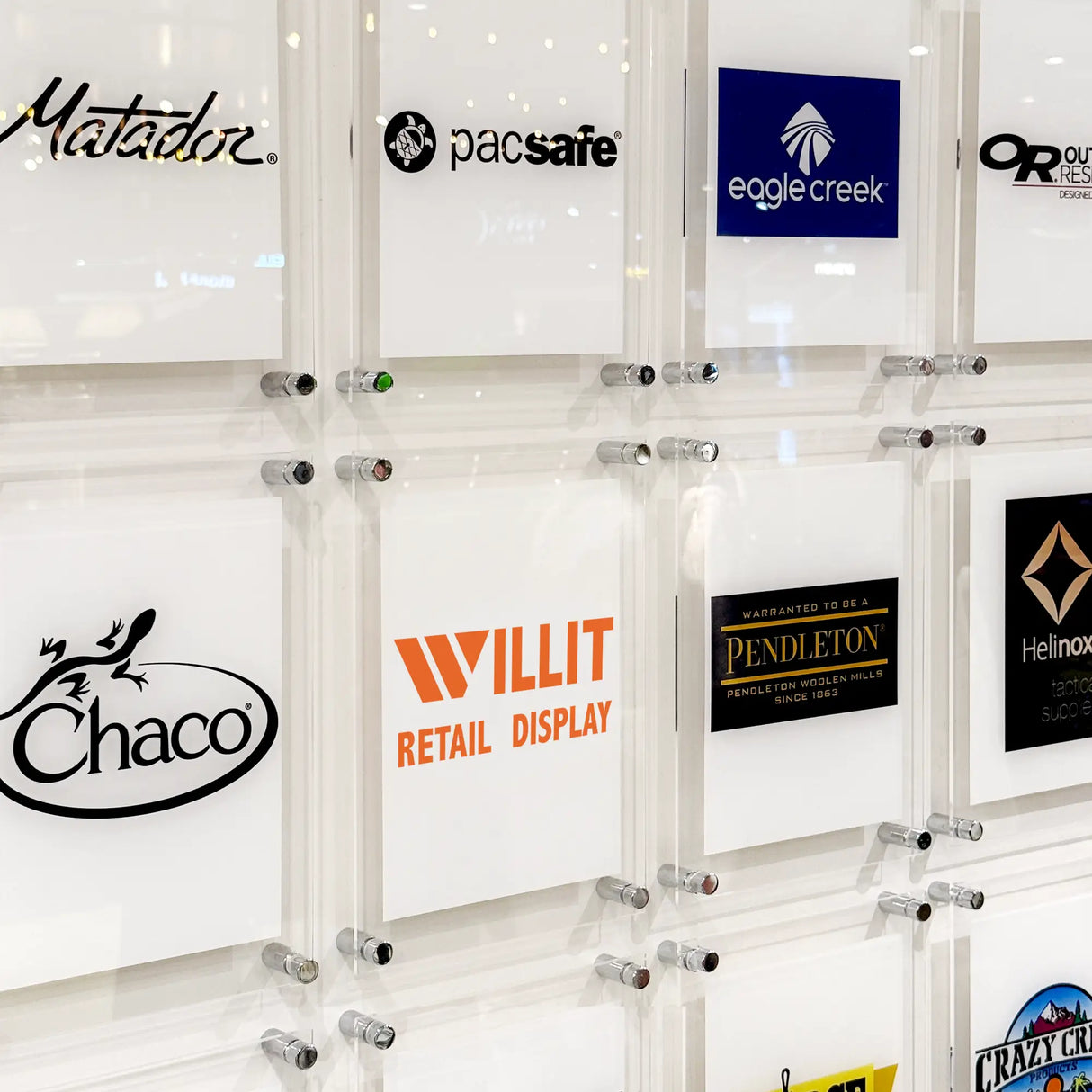 Wall Mount Acrylic Sign Holder